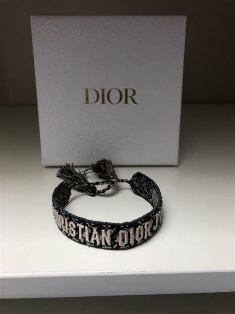 dior tie bracelet|christian dior studded friendship bracelet.